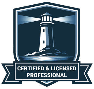Certified and Licensed Professionals Badge